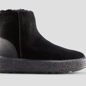 Cougar Broom Suede Genuine Lambswool Waterproof Winter Boot - black